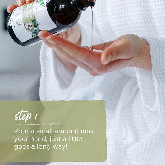 Dr Organic pure cold-pressed castor oil (British brand)