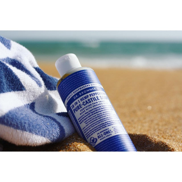 Dr Bronner Peppermint Castile Liquid Soap 945ml - British product
