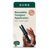 DAME reusable tampon applicator with 3 organic tampons - British product