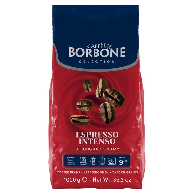 Caffe Borbone Espresso Intensity 9 coffee beans 1kg - British product