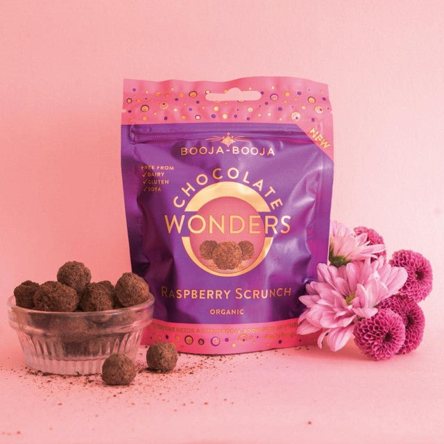 Booja-Booja chocolate Raspberry Scrunch 65g, UK version