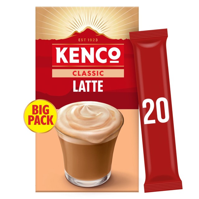 Kenco Latte sachets, imported from the UK
