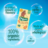 Organix Gruffalo cocoa and vanilla toddler biscuits 5 x 20g multipack, imported from the UK