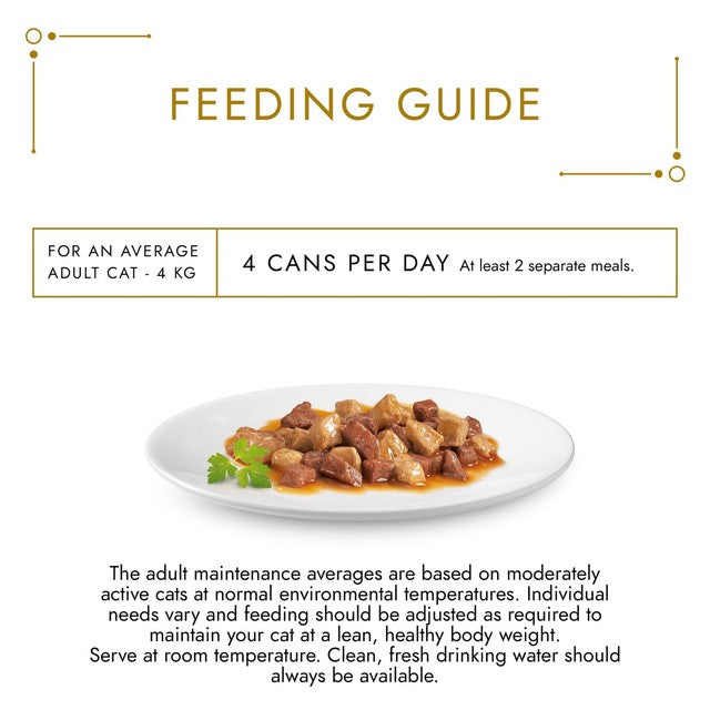 Gourmet Gold Chunks in Gravy cat food salmon chicken 85g, UK version