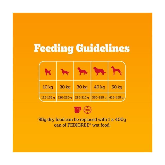Pedigree Complete Senior dry dog food poultry and vegetables (British brand)