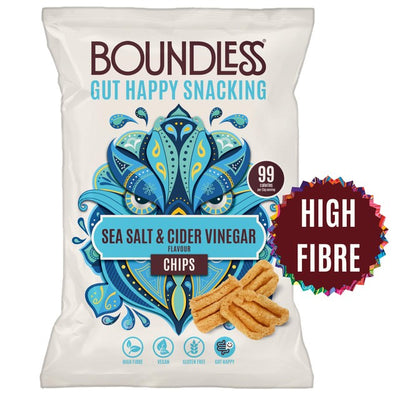Boundless Sea Salt and Cider Vinegar Sprouted Sorghum Snacks 80g