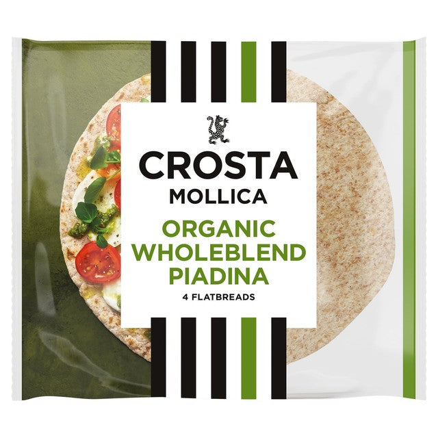 Crosta Mollica Organic Piadina Flatbreads 300g - British product