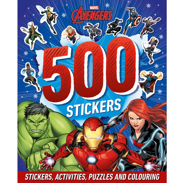 Igloo Books Marvel Avengers sticker activity book 500 stickers (British brand)
