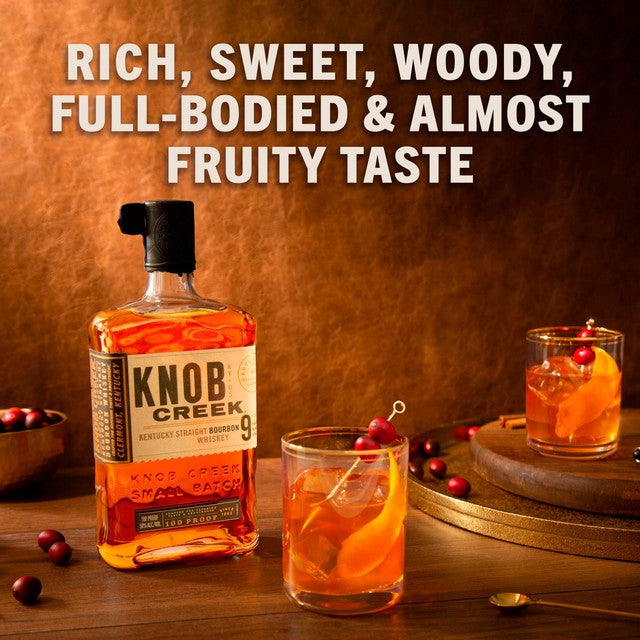 Knob Creek Small Batch Kentucky Bourbon Whiskey 70cl, UK version