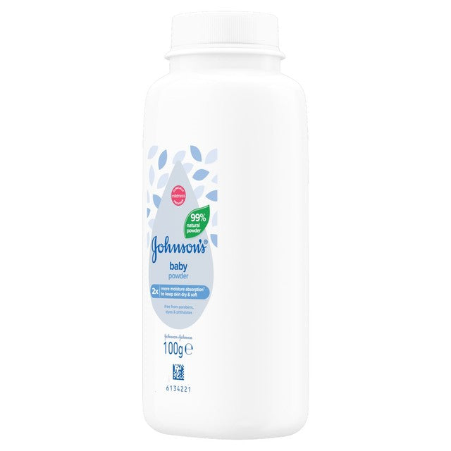Johnson's Baby natural cornstarch baby powder 100g, UK version