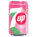 7up pink lemonade carbonated soft drink 24 x 330ml cans (British brand)