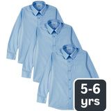M&S boys shirt blue 5-6 years, imported from the UK