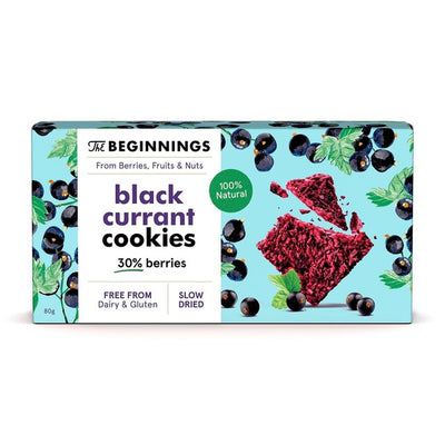 M&S The Beginnings Berry Cookies Blackcurrant Snack 80g- Buy online at McGrocer