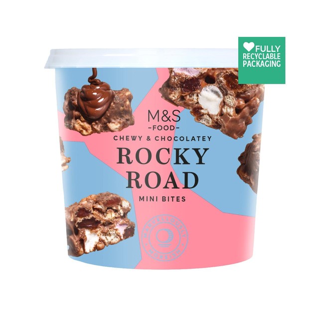 M&S Rocky Road Mini Bites Milk Chocolate 210g, UK version