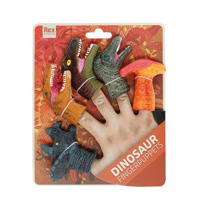 M&S Rex International Dinosaur Finger Puppets 5-Pack- Buy online at McGrocer