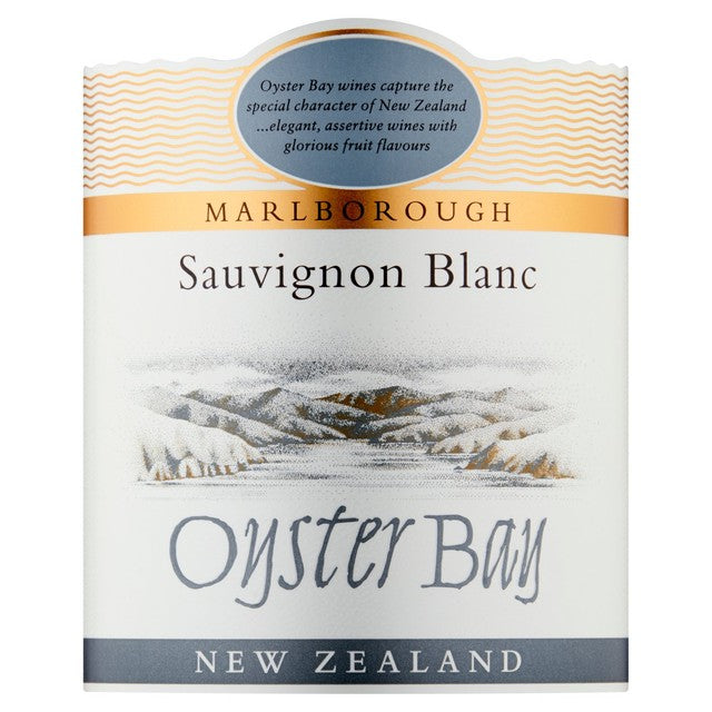 Oyster Bay Sauvignon Blanc Marlborough white wine 75cl, imported from the UK