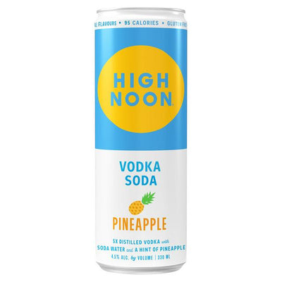 Sainsburys High Noon Pineapple Vodka Soda 330ml- Buy online at McGrocer