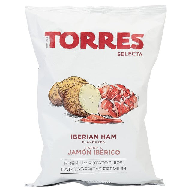 Torres Iberico Ham Flavour Crisps 150g (British brand)