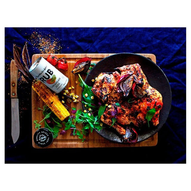 Cape Herb & Spice Caribbean Jerk Seasoning Rub tin (British brand)