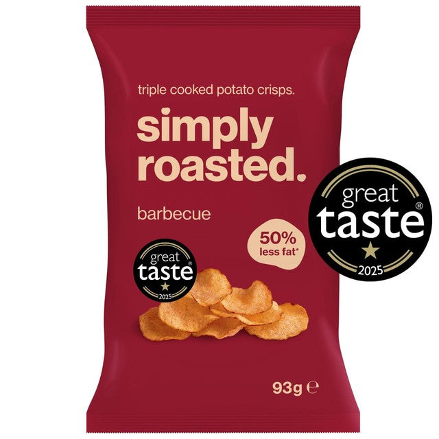 Simply Roasted Barbecue potato crisps 93g (British brand)