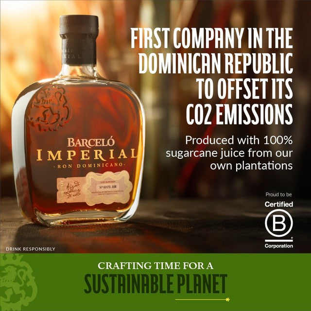 Barcelo Imperial dark rum bottle 70cl - British product