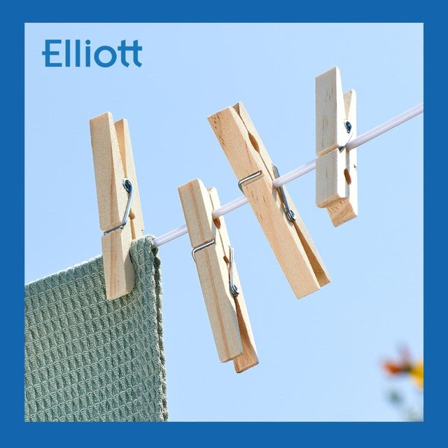 Elliotts Birchwood Clothes Pegs 36 Pack - British product
