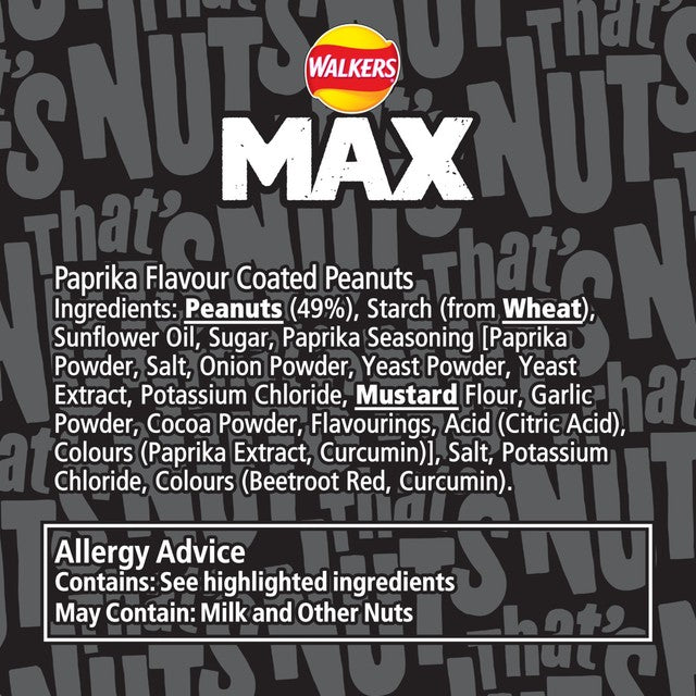 That's Nuts paprika coated peanuts 160g (British brand)