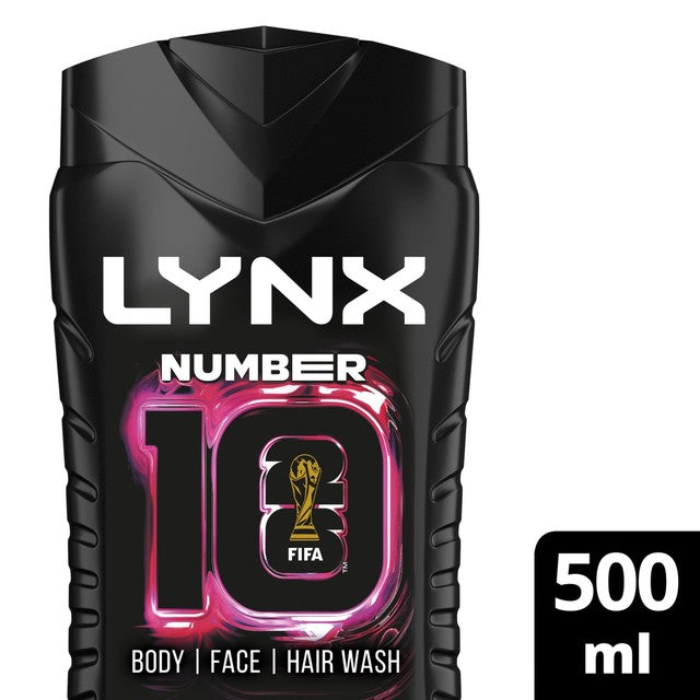 Lynx shower gel Number 10 FIFA limited edition, imported from the UK