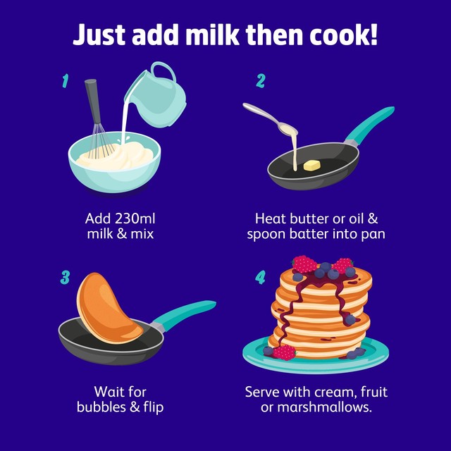 Dr Oetker pancake mix American Style (British brand)