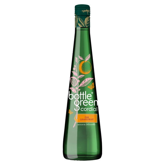 Bottle Green pink grapefruit cordial 500ml, imported from the UK