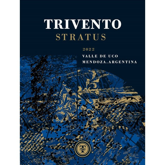 Trivento Stratus Malbec wine bottle 75cl (British brand)