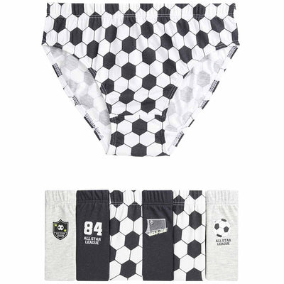 M&S M&S Gutter 7pk Reine Bomulls Fotball Briefs Sort Mix 6-7 År - Kjøp online hos McGrocer