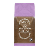 M&S Light Muscovado Brown Sugar 500g, imported from the UK