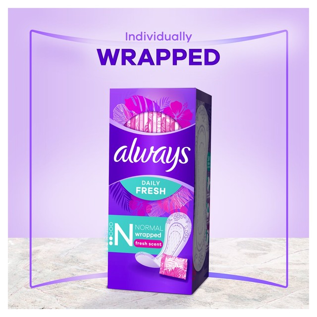 Always panty liners dailies scented 20 pack - British product