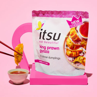 Raviolis Gyoza aux crevettes King Itsu surgelés 234g