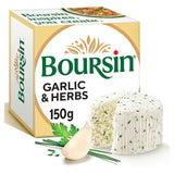 Boursin Garlic & Herbs soft cheese 150g - British product
