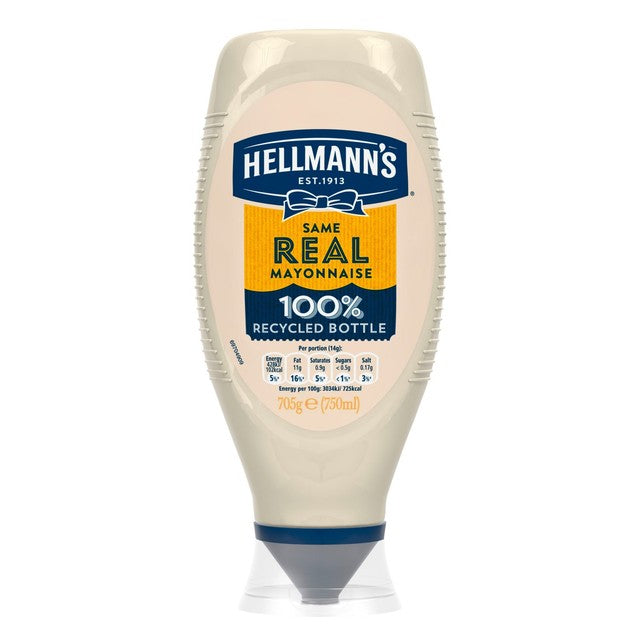 Hellmann's Real Squeezy Mayonnaise 750ml, UK version