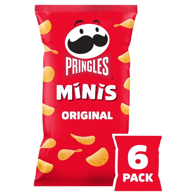 Pringles Minis Original crisps multipack 6 bags (British brand)