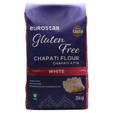 Eurostar gluten free chapati flour white 3kg - British product