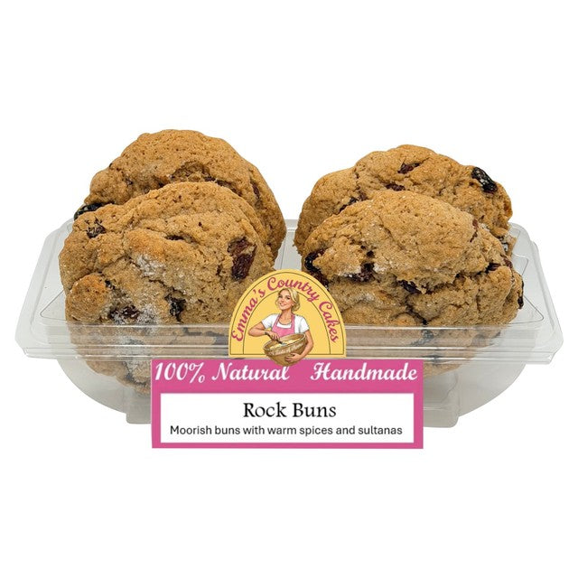 Emma's Country Cakes rock buns 4 x 90g - British product