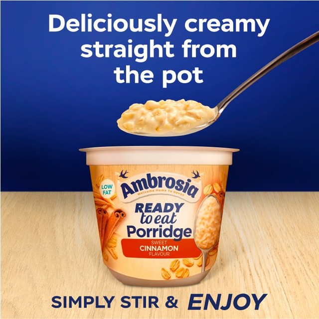 Ambrosia Cinnamon Porridge Pot 210g - British product