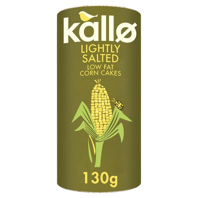 Kallo lightly salted corn cakes 130g, UK version