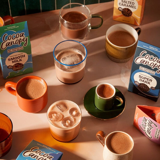 Cocoa Canopy Smooth Milk Hot Chocolate Beads 225g - British product