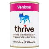 Thrive venison wet dog food 400g (British brand)