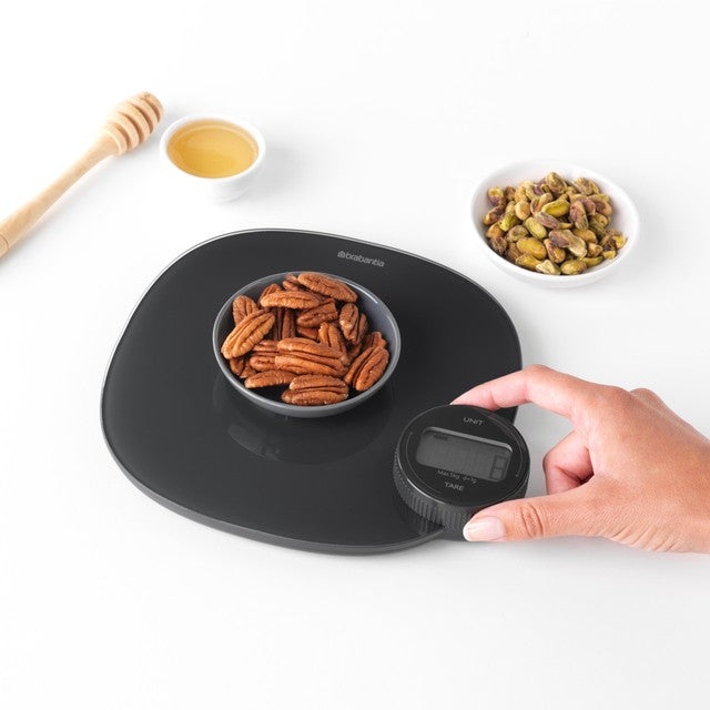 Brabantia Digital Kitchen Scale Dark Grey - British product