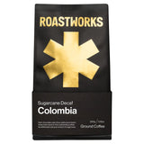 Roastworks Decaf Colombia ground coffee 200g, imported from the UK