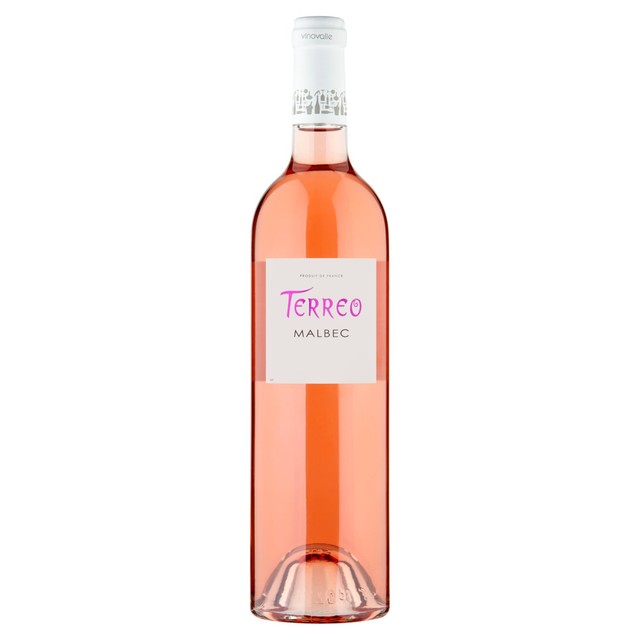 Terreo Malbec rosé wine 75cl (British brand)