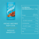 Lindt milk salted caramel chocolate bar 100g, UK version
