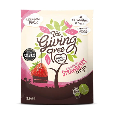M&S Giving Tree Freeze Dried Strawberry Crisps Fruit Snack 38g- Buy online at McGrocer