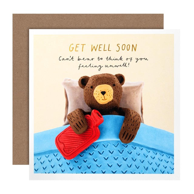 M&S Get Well Card 15cm x 15cm, UK version